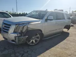Salvage cars for sale from Copart Bridgeton, MO: 2019 Cadillac Escalade Luxury