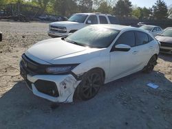 Salvage cars for sale from Copart Madisonville, TN: 2017 Honda Civic Sport Touring