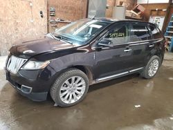 Salvage cars for sale at Ebensburg, PA auction: 2013 Lincoln MKX