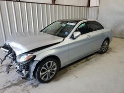 Salvage cars for sale at Temple, TX auction: 2017 Mercedes-Benz C 300 4matic