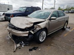 Salvage cars for sale at Chicago Heights, IL auction: 2016 Volkswagen Passat SE