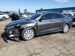 Salvage cars for sale at Woodhaven, MI auction: 2016 Chrysler 200 LX
