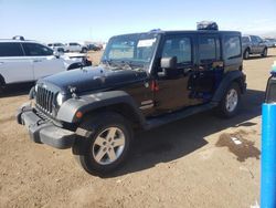 Salvage cars for sale at Brighton, CO auction: 2014 Jeep Wrangler Unlimited Sport