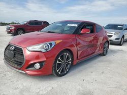 Salvage cars for sale at Arcadia, FL auction: 2016 Hyundai Veloster Turbo