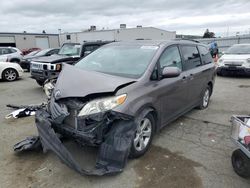 Toyota Sienna LE salvage cars for sale: 2014 Toyota Sienna LE