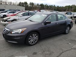 Salvage cars for sale at Exeter, RI auction: 2012 Honda Accord EXL