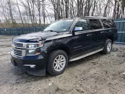 Salvage cars for sale from Copart Candia, NH: 2015 Chevrolet Suburban K1500 LTZ