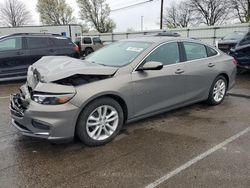 Salvage cars for sale at Moraine, OH auction: 2018 Chevrolet Malibu LT