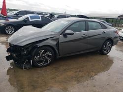 Salvage cars for sale at Grand Prairie, TX auction: 2024 Hyundai Elantra Limited