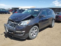 Salvage cars for sale from Copart Brighton, CO: 2015 Chevrolet Traverse LT