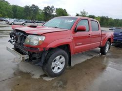 Salvage trucks for sale at Gaston, SC auction: 2010 Toyota Tacoma Double Cab Long BED