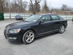 Salvage cars for sale from Copart Albany, NY: 2013 Volkswagen Passat SEL