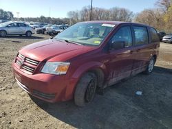 Salvage cars for sale at East Granby, CT auction: 2010 Dodge Grand Caravan SE