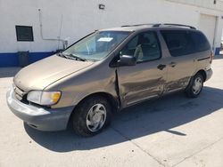 Toyota Sienna le Vehiculos salvage en venta: 1999 Toyota Sienna LE