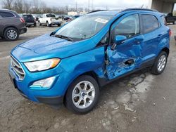 Salvage cars for sale at Fort Wayne, IN auction: 2018 Ford Ecosport SE
