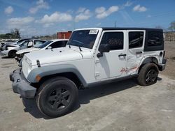 Salvage cars for sale at Homestead, FL auction: 2016 Jeep Wrangler Unlimited Sport