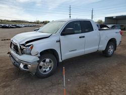 Salvage trucks for sale at Colorado Springs, CO auction: 2011 Toyota Tundra Double Cab SR5