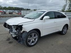 Salvage cars for sale at Dunn, NC auction: 2015 Lexus RX 350