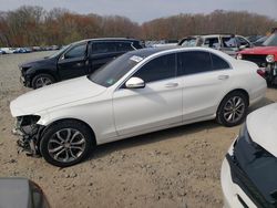 Salvage cars for sale at Windsor, NJ auction: 2017 Mercedes-Benz C 300 4matic