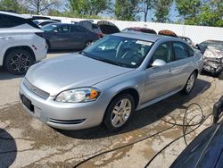 Chevrolet Impala lt salvage cars for sale: 2012 Chevrolet Impala LT