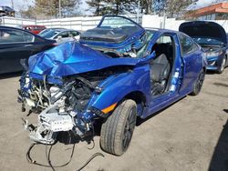 Salvage cars for sale from Copart New Britain, CT: 2021 Honda Civic Sport