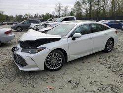 Salvage cars for sale at Waldorf, MD auction: 2021 Toyota Avalon Limited