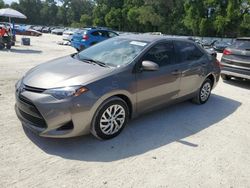 Toyota salvage cars for sale: 2017 Toyota Corolla L