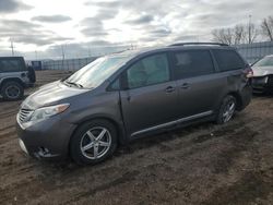 Salvage cars for sale at Greenwood, NE auction: 2012 Toyota Sienna XLE