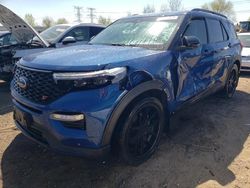 Salvage cars for sale from Copart Elgin, IL: 2020 Ford Explorer ST