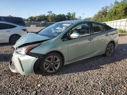 Salvage cars for sale from Copart Riverview, FL: 2020 Toyota Prius L