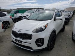 Salvage cars for sale from Copart Martinez, CA: 2017 KIA Sportage SX