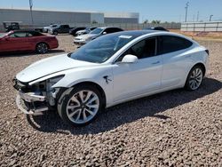 Tesla Vehiculos salvage en venta: 2018 Tesla Model 3