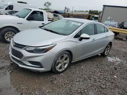 Salvage cars for sale at Hueytown, AL auction: 2018 Chevrolet Cruze Premier