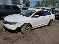 Salvage cars for sale at Moraine, OH auction: 2015 Chrysler 200 S
