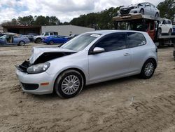 Salvage cars for sale at Seaford, DE auction: 2012 Volkswagen Golf