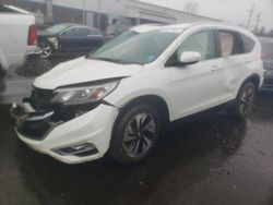 Salvage cars for sale at New Britain, CT auction: 2016 Honda CR-V Touring
