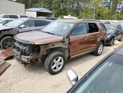 Salvage cars for sale from Copart Seaford, DE: 2017 Ford Explorer XLT