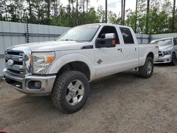 Salvage trucks for sale at Harleyville, SC auction: 2012 Ford F250 Super Duty