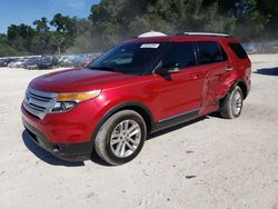 Ford Explorer salvage cars for sale: 2012 Ford Explorer XLT