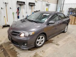 Salvage cars for sale at Mcfarland, WI auction: 2012 Toyota Corolla Base