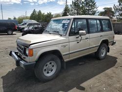Salvage cars for sale at Denver, CO auction: 1991 Mitsubishi Montero RS