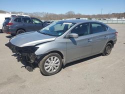 Salvage cars for sale at Assonet, MA auction: 2013 Nissan Sentra S