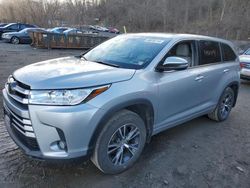 Salvage cars for sale at Marlboro, NY auction: 2017 Toyota Highlander LE
