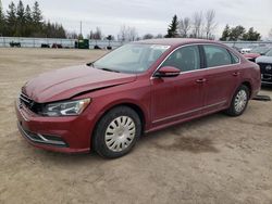 Salvage cars for sale at Bowmanville, ON auction: 2017 Volkswagen Passat S