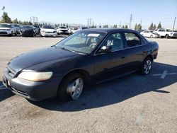 Salvage cars for sale from Copart Rancho Cucamonga, CA: 2002 Honda Accord EX