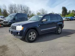 Salvage cars for sale at Portland, OR auction: 2005 Jeep Grand Cherokee Limited