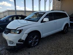 Salvage cars for sale from Copart Kansas City, KS: 2015 Dodge Journey Crossroad