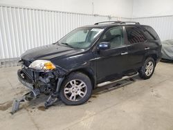 Salvage cars for sale at Concord, NC auction: 2006 Acura MDX Touring