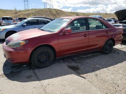 Salvage cars for sale at Littleton, CO auction: 2003 Toyota Camry LE