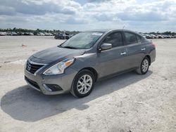 Salvage cars for sale at Arcadia, FL auction: 2017 Nissan Versa S